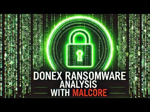 Exposing Donex Ransomware Secrets With Malcore!
