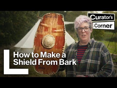 We Made An Iron Age Shield... Out Of Bark | Curator's Corner S9 Ep2
