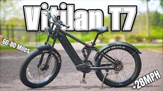 Affordable 28 Mph, Dual Suspension E-bike - Vitilan T7 E-bike Review