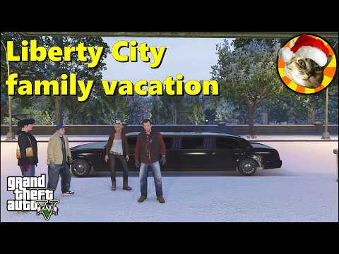 The De Santa Family Goes To Liberty City | Gta V Roleplay