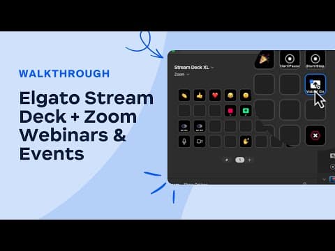 Elgato Stream Deck + Zoom Webinars & Events = The Perfect Webinar Hosting Setup!
