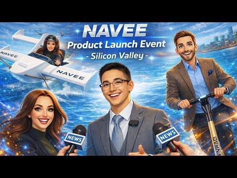 Navee Product Launch Event - Silicon Valley - 5 New Product Lines For Land, Sea, And Air