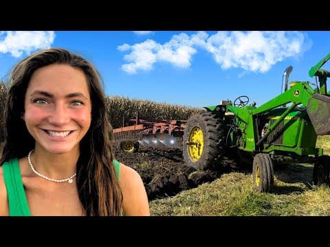 Plowing A Field For The First Time Ever