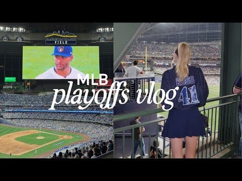 Mlb Playoffs Vlog ⚾💙