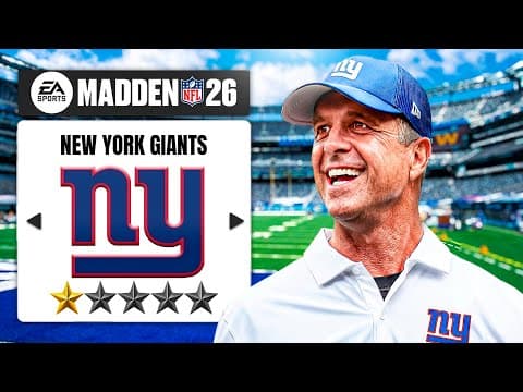 New York Giants Rebuild With John Harbaugh