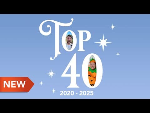 Top 40 Countdown | 2020 - 2025 | Best Of Walt Disney World Vlog Moments & More | Adam Hattan