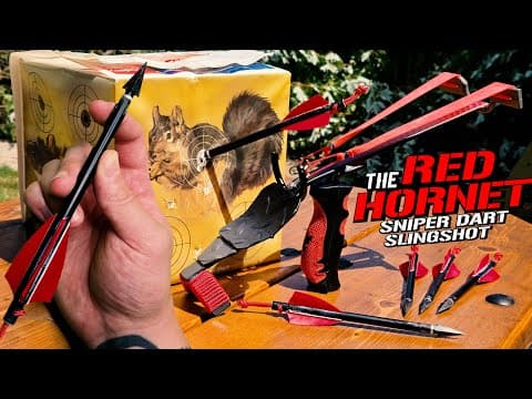 How To Make: Sniper Dart Hunting Slingshot 🎯