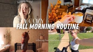 Fall Morning Routine 🍂 | My Cozy, Slow Yet Productive Autumn Morning Routine