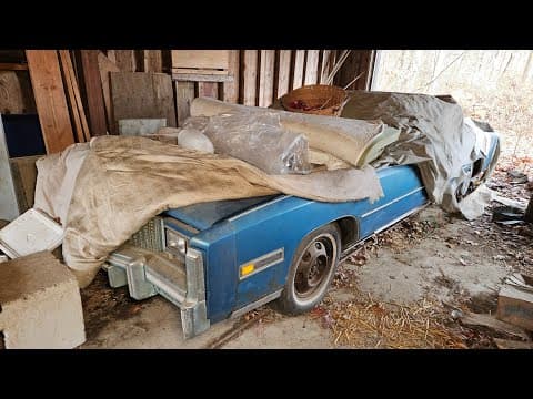1976 Cadillac Eldorado Sitting For 23 Years.  Will It Run?