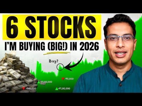 Top 6 Stocks I Am Buying In 2026 For Long-term Wealth | Akshat Shrivastava