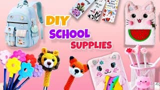Diy 7 Useful Hacks For Student's | Back To School Supplies.(part-2)