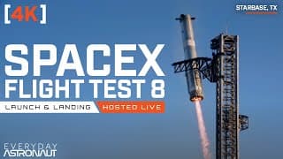 [scrubbed] [4k] Watch Starship Flight 8, Booster Catch And Starship 2 Test.
