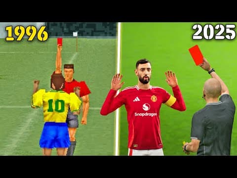 Red Card From Pes 1996 To 2025