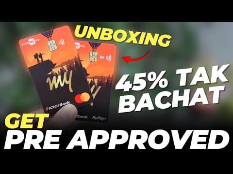 Get Pre Approved Icici Dual Credit Cards Instantly | Unboxing | 45% Tak Bachat