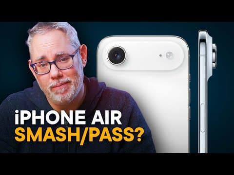 iPhone Air — Don't make a mistake!