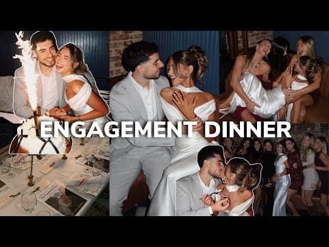 Engagment Dinner Party ❥ Vlog
