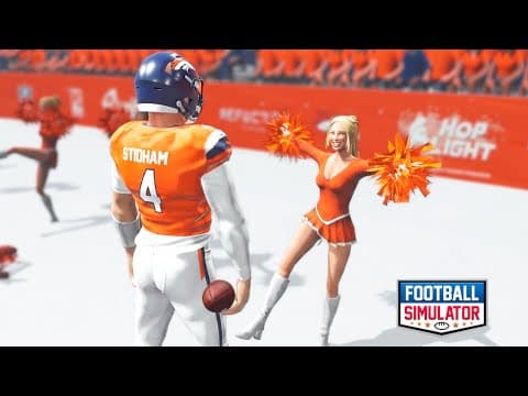 Jarrett Stidham Gets A Cheerleader In Afc Championship Snow! (football Simulator Nfl Mod)