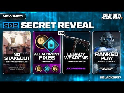 Breaking: Black Ops 7 Carry Forward & Ranked Play Updates... (new Reveal)