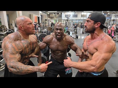 My Cousin Challenged Me At The Gym!