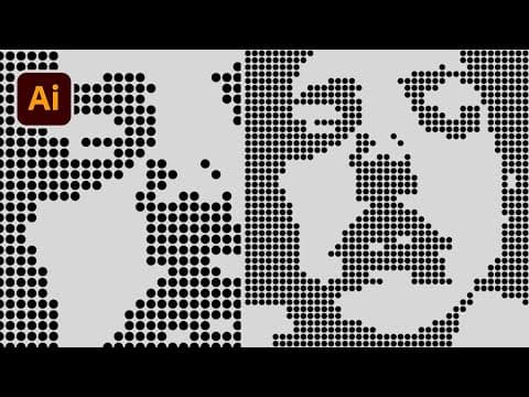 How To Make Dotted Effects In Photoshop And Illustrator