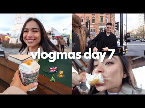 London With My Boyfriend! Winter Wonderland & Christmas Shopping | Vlogmas 7