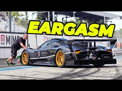 35 Minutes Of Insane Pagani Sounds – Huayra R, R Evo & Zonda Revolucion