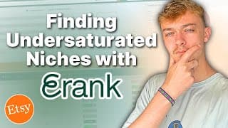 How To Find Unsaturated Etsy Niches Using Erank For Print On Demand