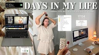 *realistic* Days In My Life As A Full Time Content Creator: Brand Deals, Wfh, How I Film + Edit 📸