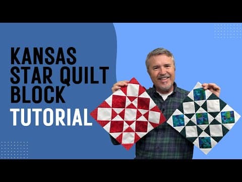Quilt Along With Bob: Kansas Star Quilt Block