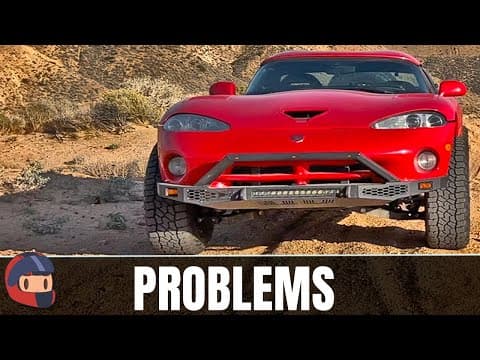 Off-roading A Viper Comes With Problems