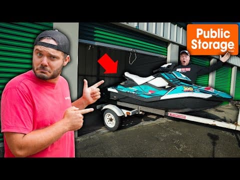 I Bought An Abandoned Storage Unit And Found A New Jet Ski