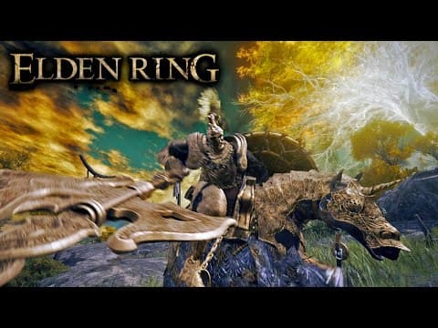 Elden Ring - 1st Person Mod Vs. Tree Sentinel!