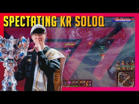 T1 Doran (sylas) - Spectating T1 In Kr Soloq/티원관전방