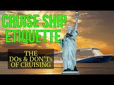 Cruising Etiquette - Cruise Like A Pro!
