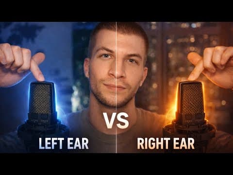 Asmr Left Ear Vs Right Ear 👂 | Deep Binaural Tingles & Triggers For Sleep