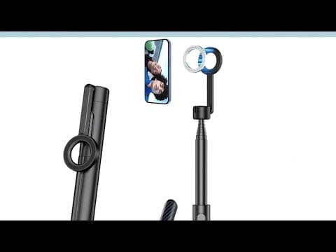 Vimitty Magsafe Tripod For Iphone 64 Selfie Stick Tripod Phone With Metal Ring