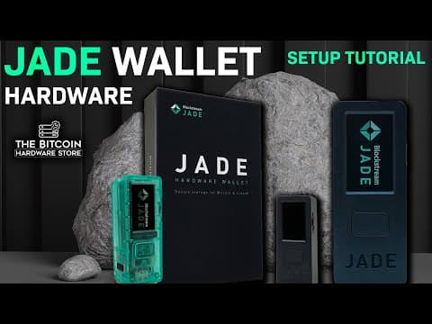 Blockstream Jade Wallet Setup Step By Step Beginner Tutorial | Air Gapped Bitcoin Wallet | Lesson 16