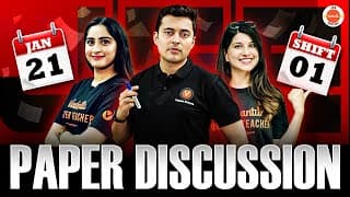 Jee Mains Paper Discussion | 21st Jan, 1st Shift | January Attempt | Jee 2026 | Vedantu Jee English