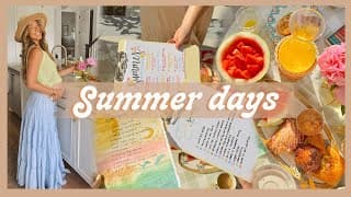 Summer Days | Colorful Try-on Haul, Pregnancy Updates, & Summer Bucket List!