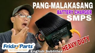 Industrial Battery Charger Napaka Laki Pero Mura Solid Ang Battery Charger Na Ito 24v 25a