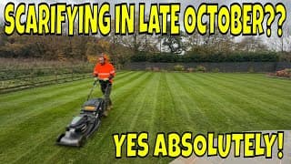 October Lawn Care: Scarifying Secrets Explained