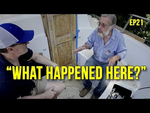 Expert Help!! Fixing A Propane Locker & Sailboat Steering  - Ep21 Ran-day #sailboatrefit