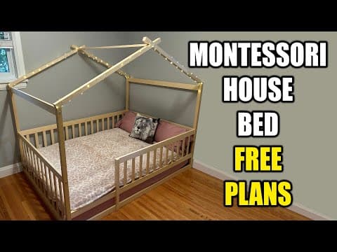 How To Make A Montessori Bed - Free Plans!
