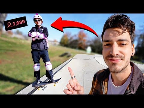 I Taught A Famous Streamer How To Skate...