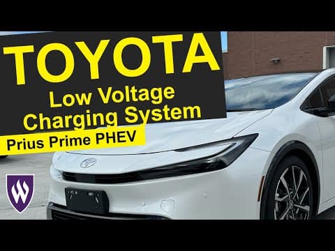 2024 Prius Prime Phev Low-voltage Charging System Testing