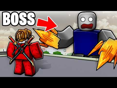 I Unlocked The Secret Boss Battle In Roblox Jujutsu Shenanigans