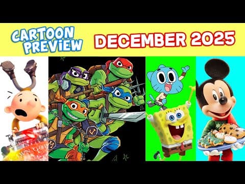 Every Cartoon Movie & Series In December 2025 (spongebob, Tmnt, Fnaf 2, Gumball, Wimpy Kid, Mickey)