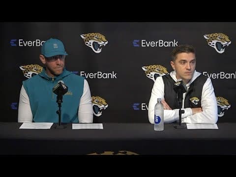 Coen And Gladstone On 2025 Season, Vision Moving Forward | Press Conference | Jacksonville Jaguars