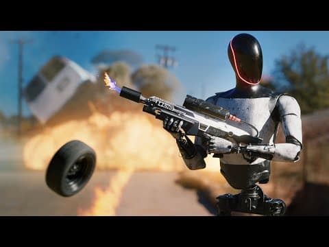 Tesla Robots Fight Back | Action Film