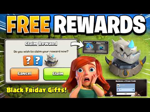 Free Electro Skull & Black Friday Gifts For Everyone To Claim In Clash Of Clans!